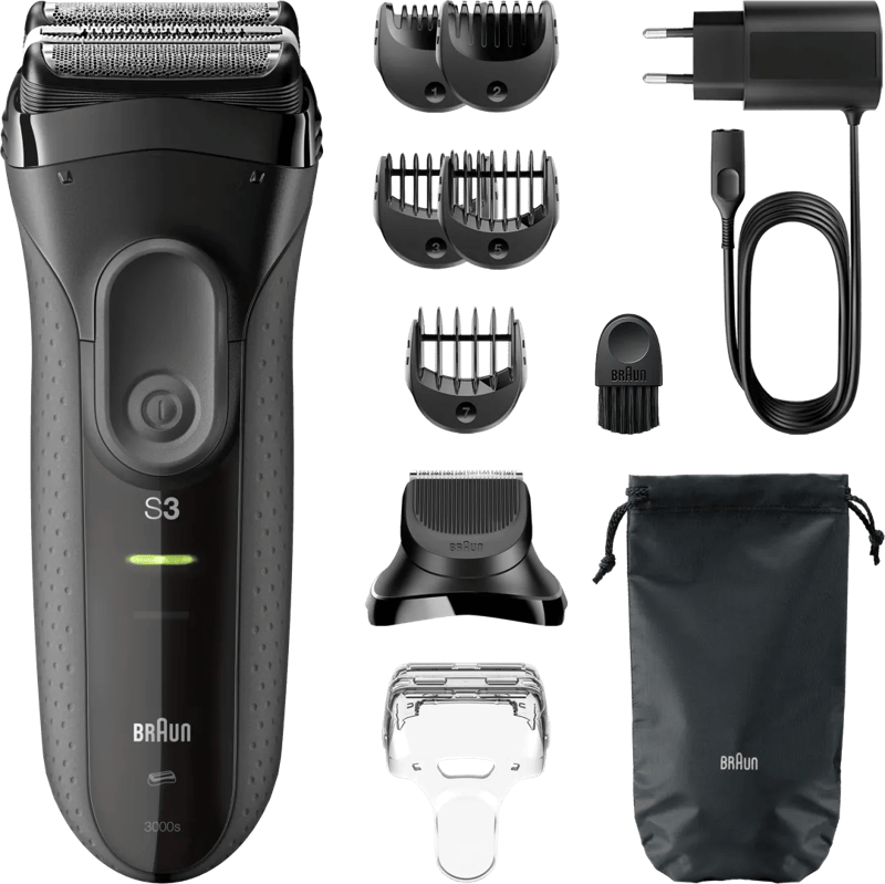 Braun Series 3+ 3000BT Grijs