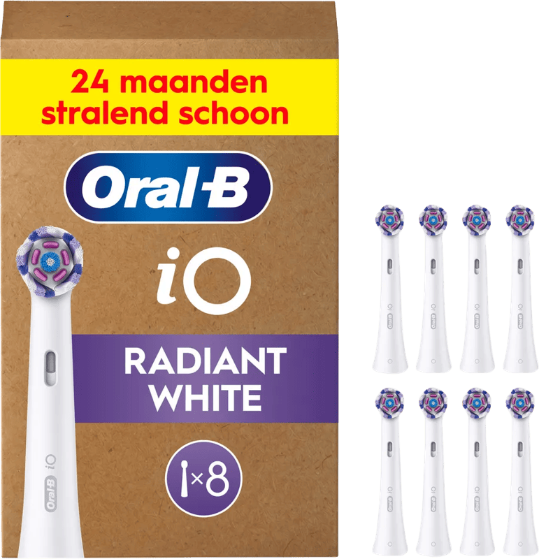 Oral-B iO Radiant White (8 stuks) Wit