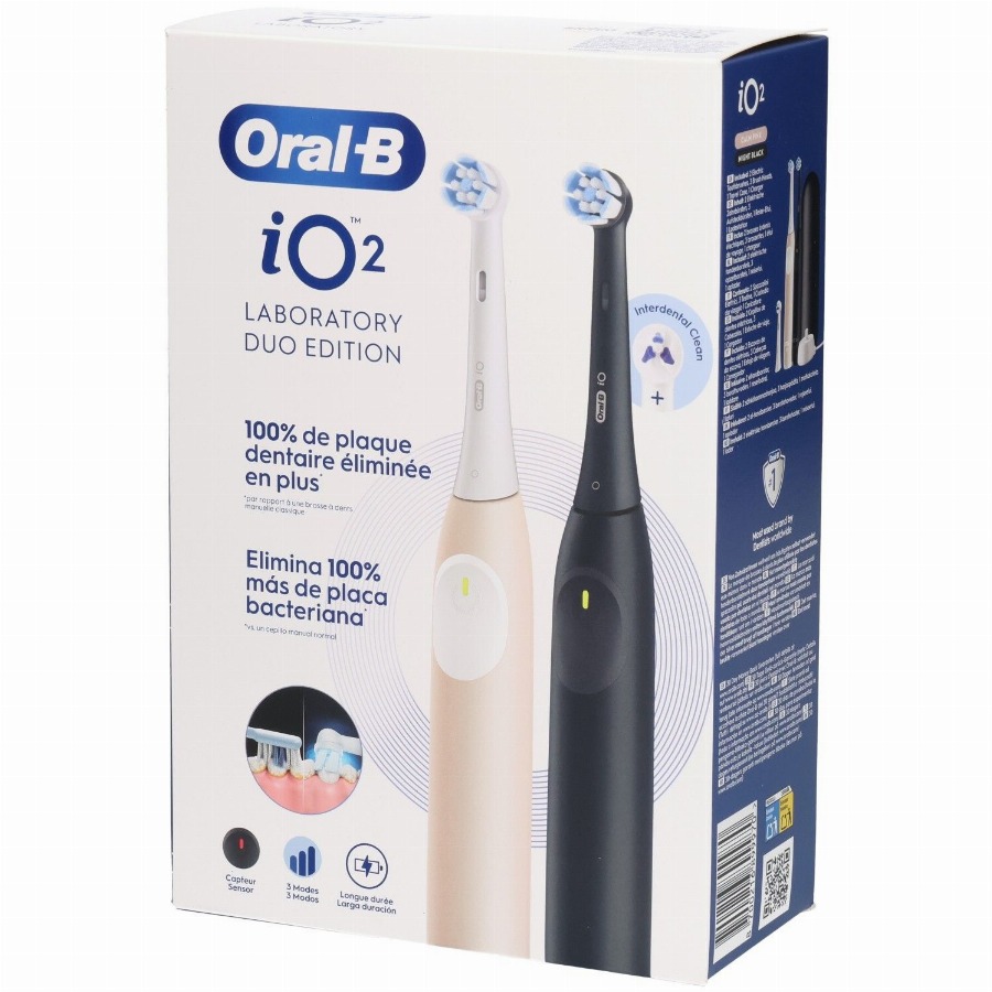 Oral-B iO 2 Duo Elektrische Tandenborstels met Accessoires Tandenborstel