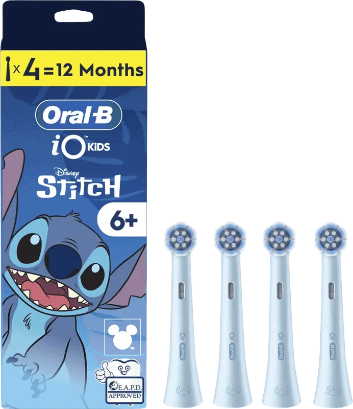 Oral-B iO Kids 6+ Disney Stitch opzetborstel voor elektrische tandenborstel 4 Tandenborstel
