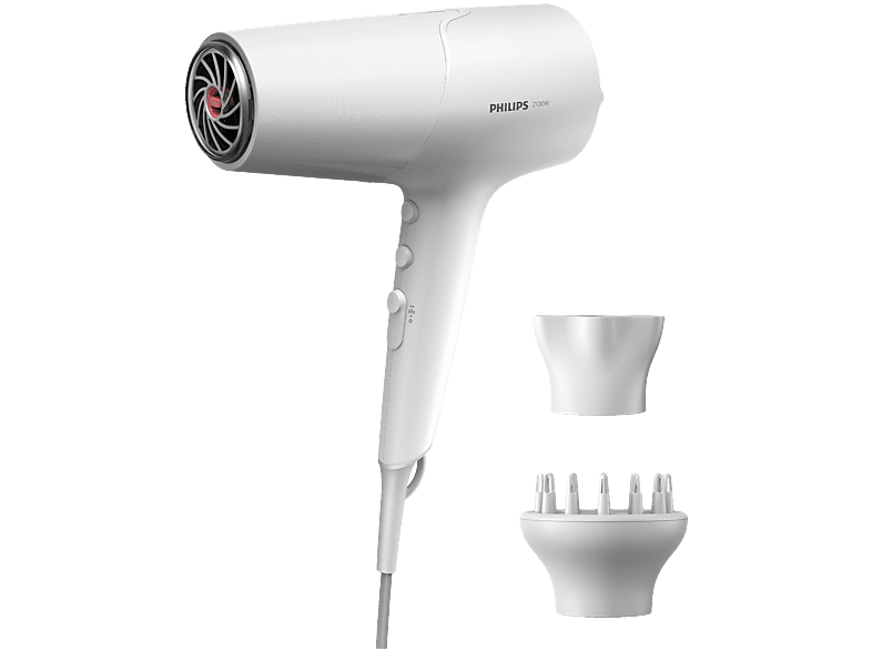 Philips Series 5000 BHD500/20 - Haardroger met diffuser - Wit/Metallic