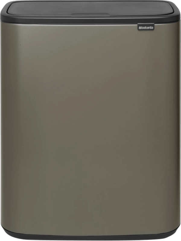 Brabantia Bo Touch Bin 60 Liter Platinum