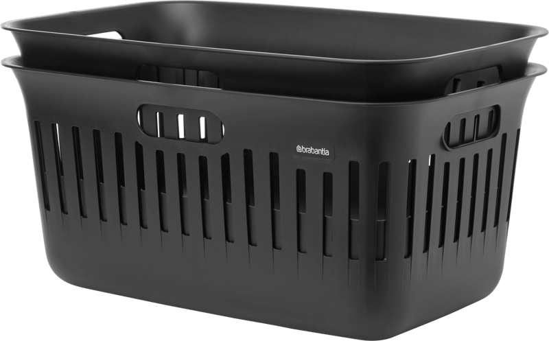 Brabantia Collect-It Wasmand 40 liter – Set van 2 – Black
