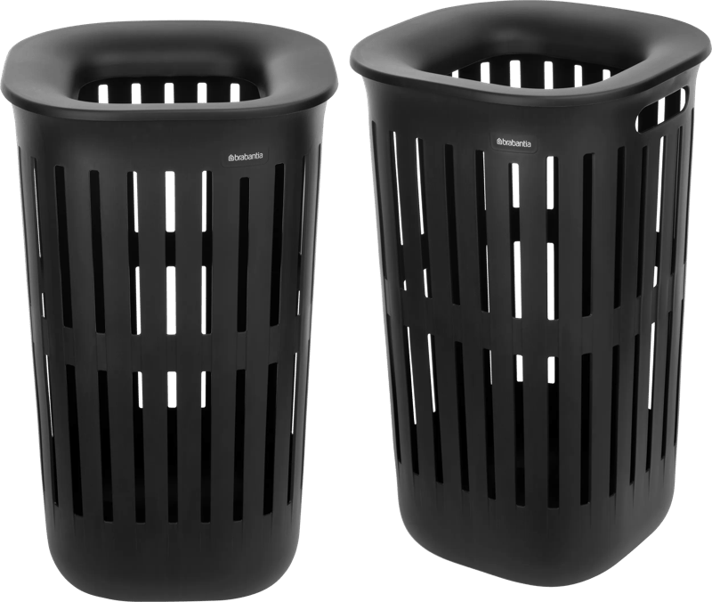 Brabantia Collect-It Wasmand 55 liter – Set van 2 – Black