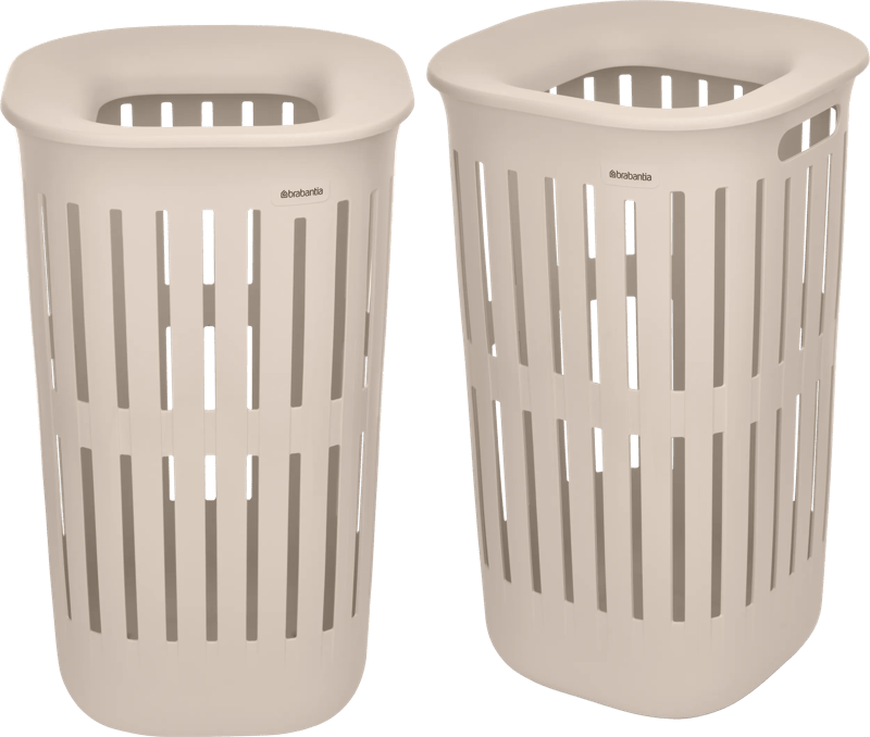 Brabantia Collect-It Wasmand 55 liter – Set van 2 – Beige
