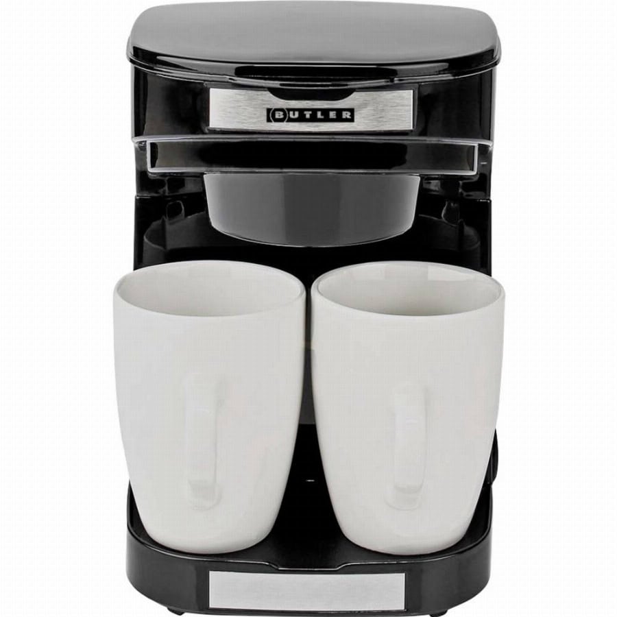 Butler 16100129 Koffiezetapparaat Zwart, Zilver Met filterkoffie-functie