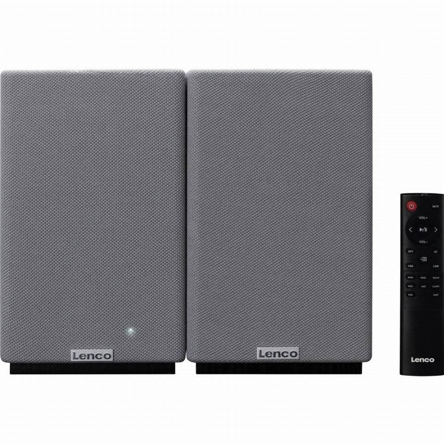 Lenco SPB-240BKGY Bluetooth luidsprekerset USB Grijs