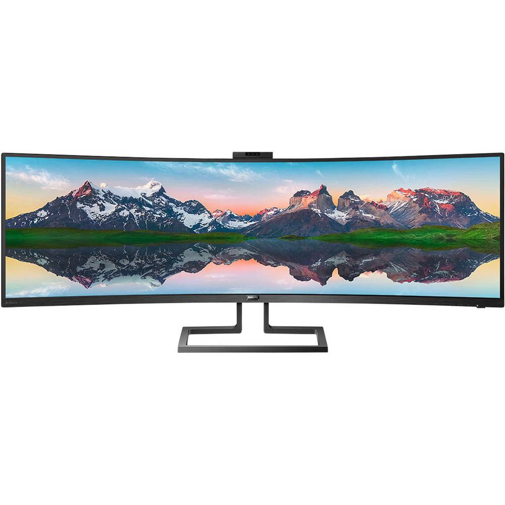 Philips Monitore Brilliance P-line 499P9H LED-monitor Energielabel G (A – G) 124 cm (48.8 inch) 5120 x 1440 Pixel 32:9 5 ms USB-A 3.2 Gen 2, USB-C, HDMI,