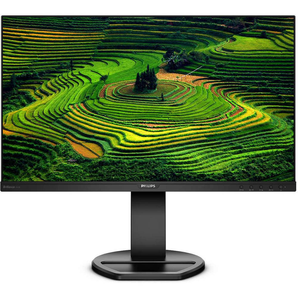 Philips Monitore B Line 241B8QJEB LCD-monitor Energielabel D (A – G) 60.5 cm (23.8 inch) 1920 x 1080 Pixel 16:9 5 ms VGA, DVI, DisplayPort, HDMI, USB, Audio,