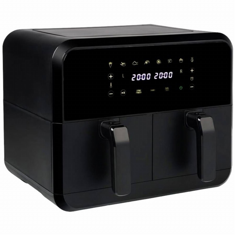 Princess 01.182068.01.001 Dubbele friteuse 8 l 2400 W Met display Zwart