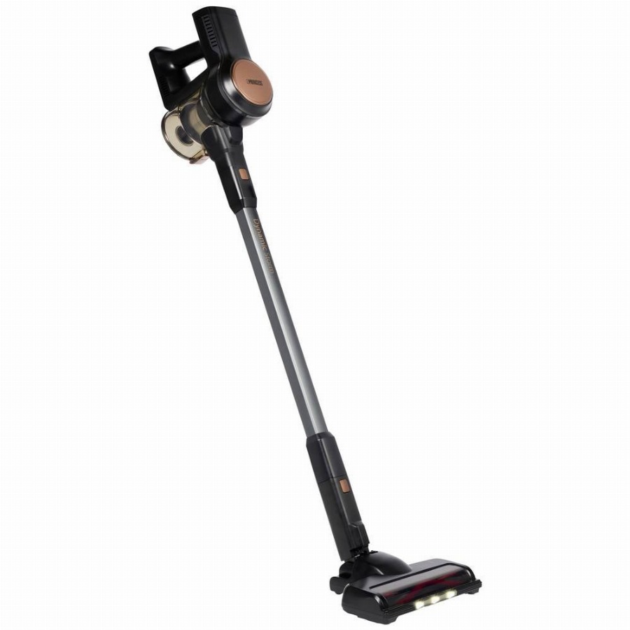 Princess Dynamic Storm Draadloze steelstofzuiger 339390 - 30 min gebruikstijd - Zuigkracht 22000 PA - Parkeerfunctie - Zeer krachtige BLDC motor - 3 snelheden - Zwart - Met extra H…