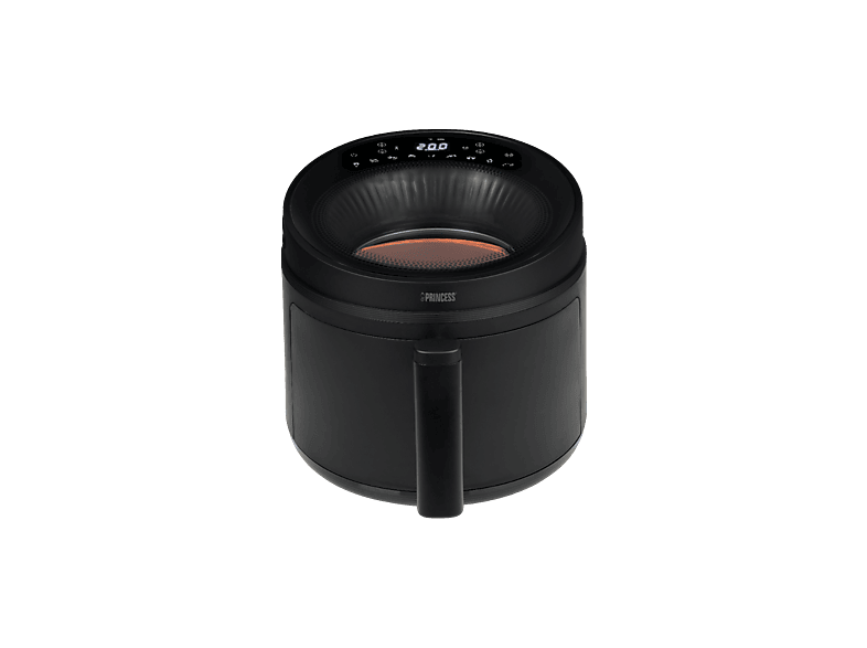 Princess 01.182270.01.001 Cyclonic Clear View Xl – Airfryer Zwart 5 L 1500 W