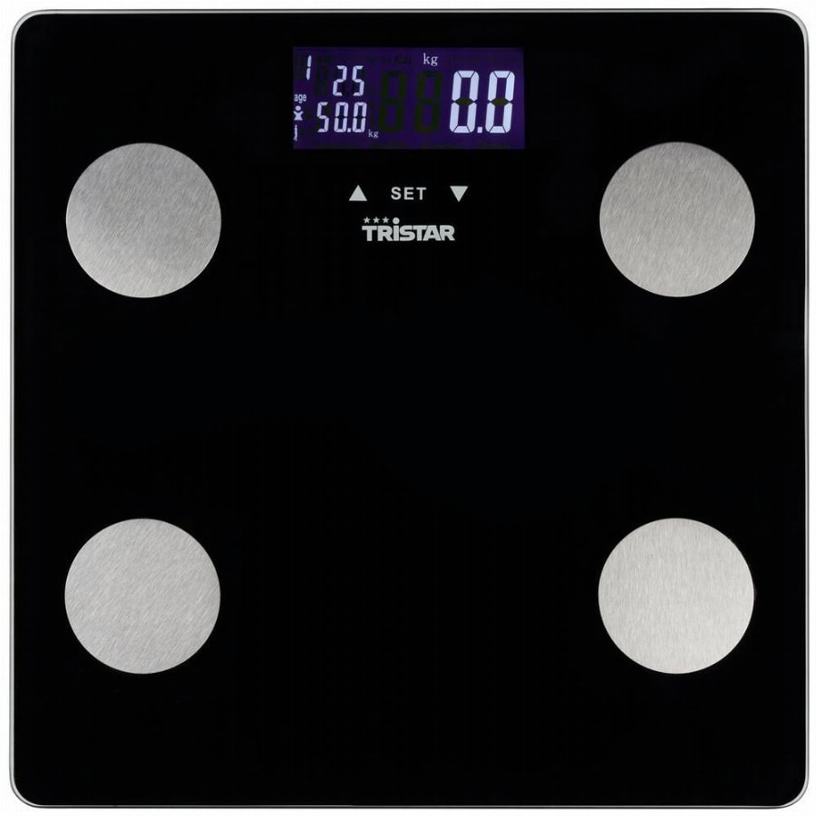 Tristar WG-2442 WG-2442 Analyse-personenweegschaal Digitaal Weegbereik (max.): 150 kg Zwart