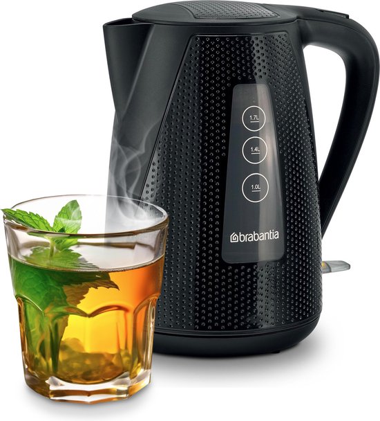 Brabantia BBEK1013KBK Waterkoker – Elektrisch – 1,7 Liter – 2150 Watt – Zwart