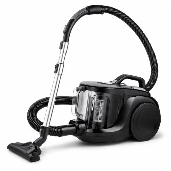 Tomado TVC2501B – Stofzuiger zonder stofzak – 2.5 liter – HEPA 12 filter – Lichtgewicht – Zwart