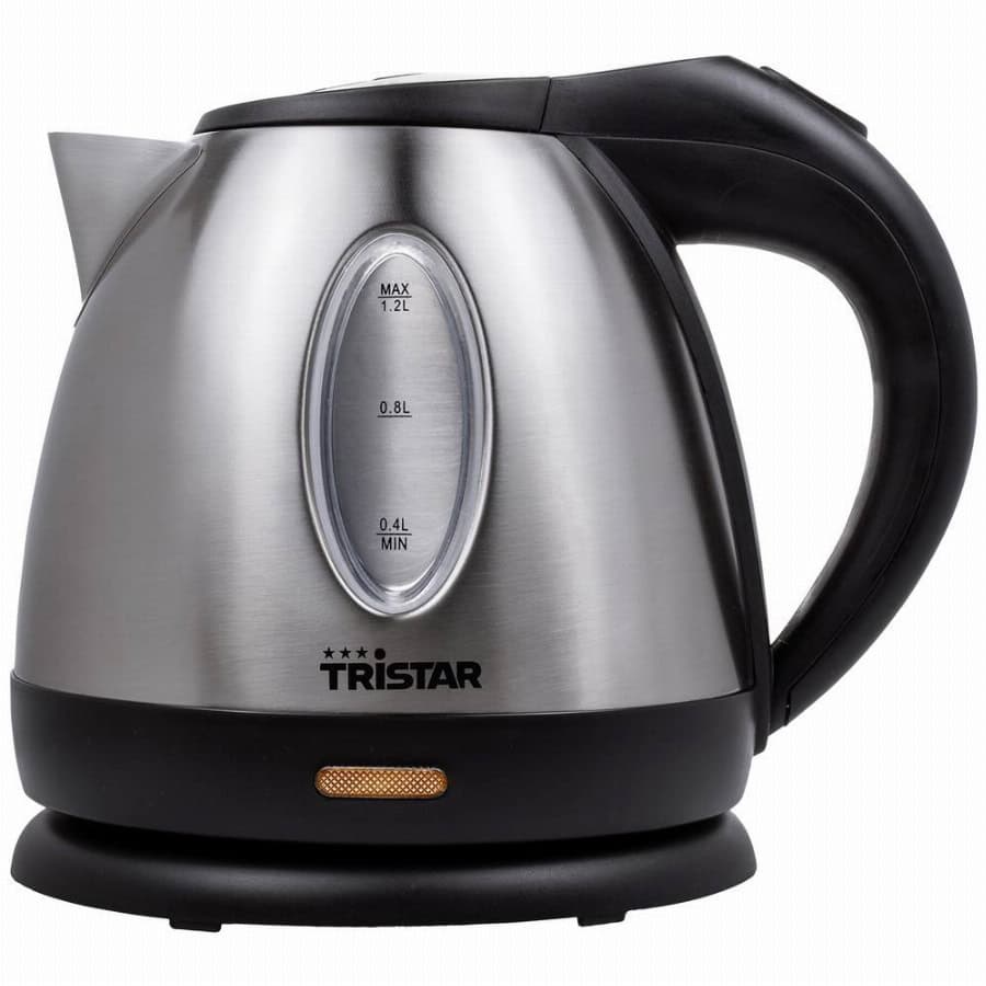 Tristar WK-1323 Waterkoker Aantal/Volume: 1.2 l RVS, Zwart