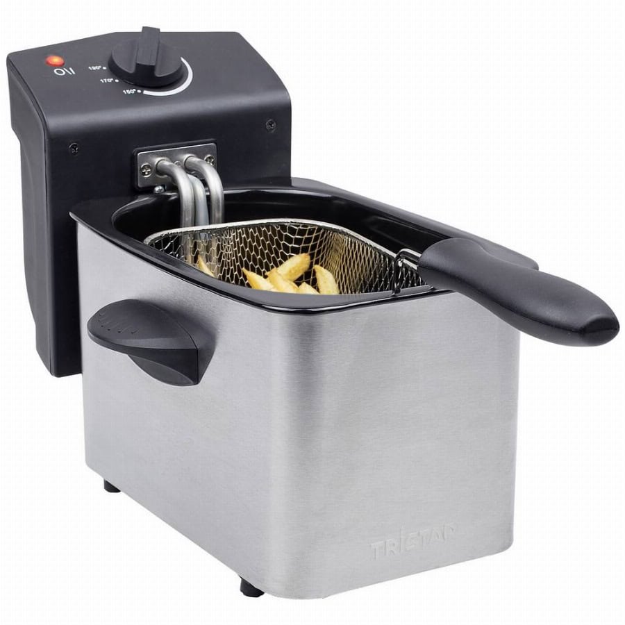Tristar FR-6919 Friteuse met koudezone 2 l 800 W Zilver (mat)