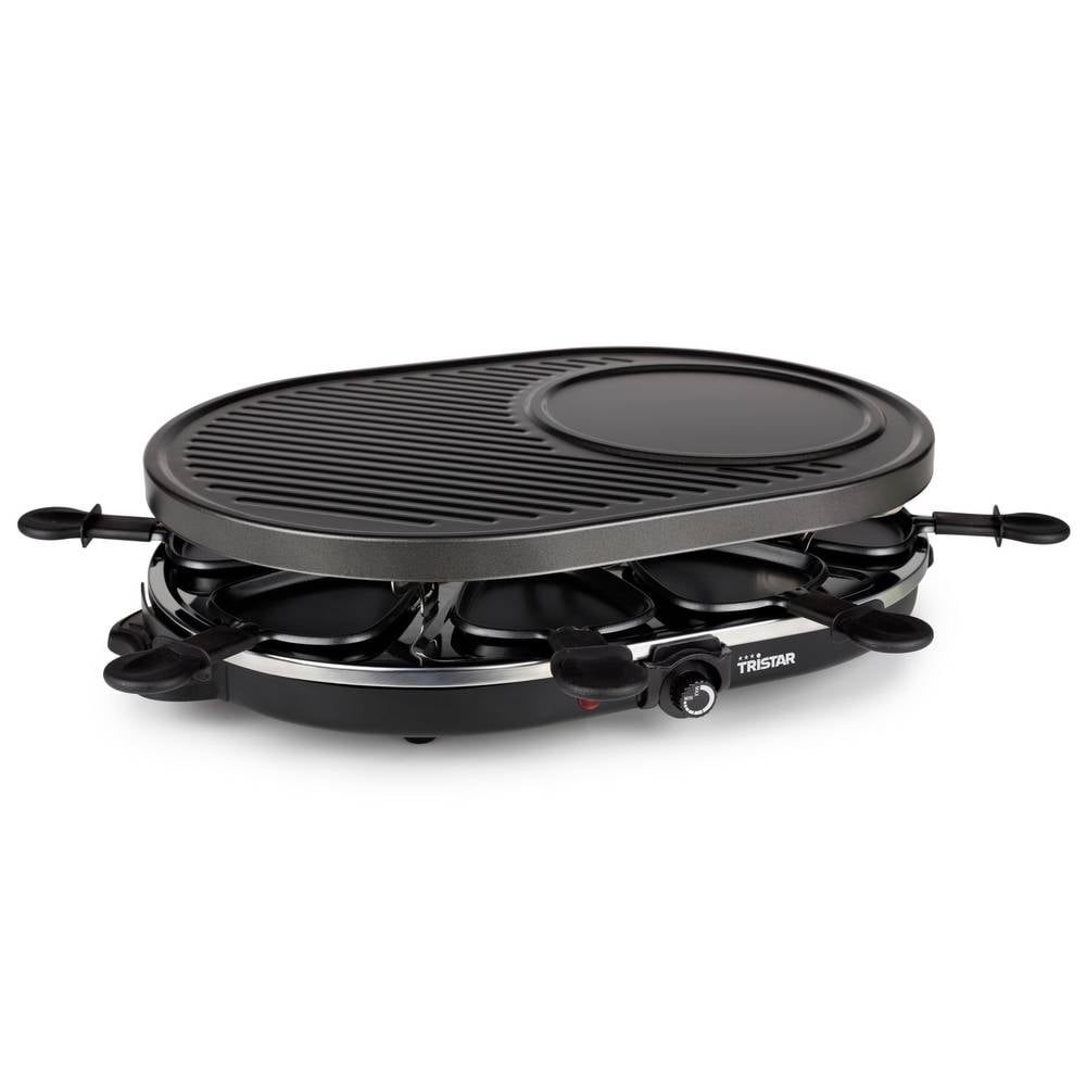 Tristar RA-2996 Gourmetstel 8 pannen, Anti-aanbaklaag Zwart