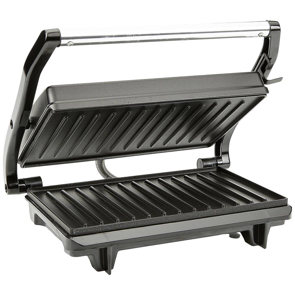 Tristar Contactgrill - GR-2650 - 700W - Tosti apparaat - Panini grill- 22,5x14cm bakoppervlak - Verticaal opbergen - Zwart