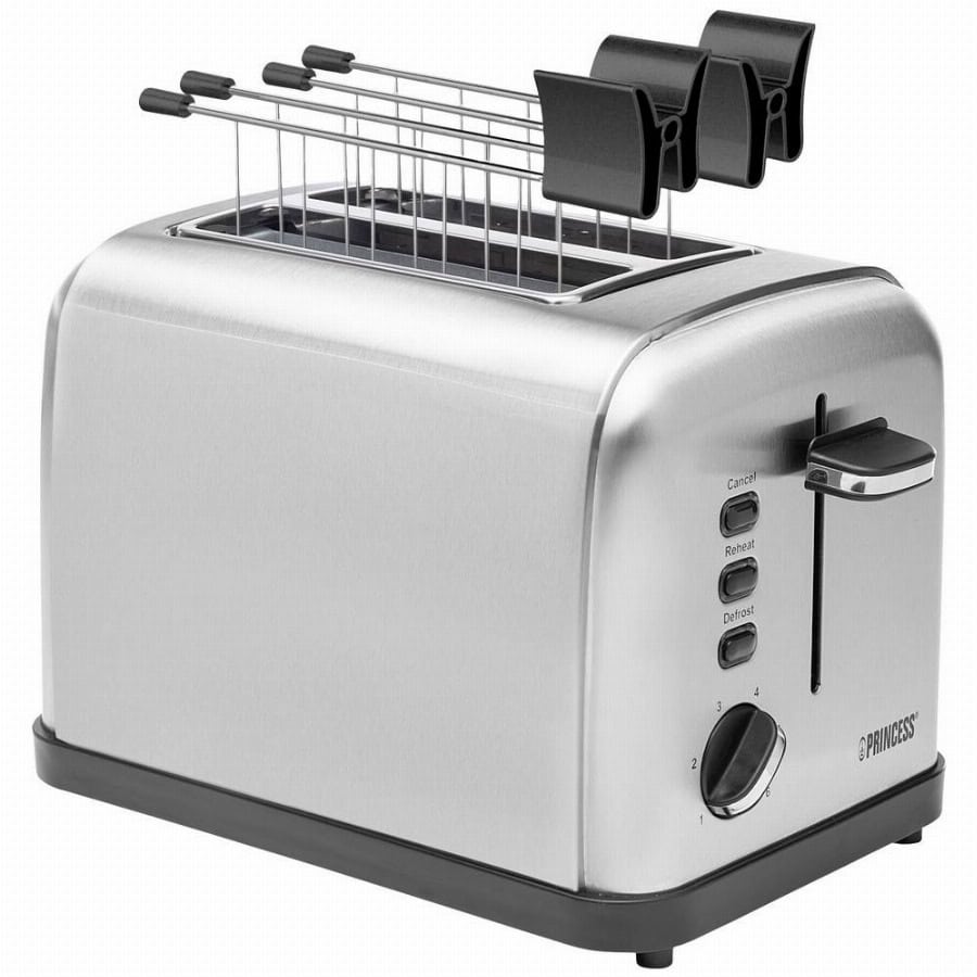 Princess 142354 Broodrooster Met broodrekje RVS