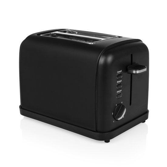 Princess 142396 Black Steel Collectie Broodrooster RVS/Zwart