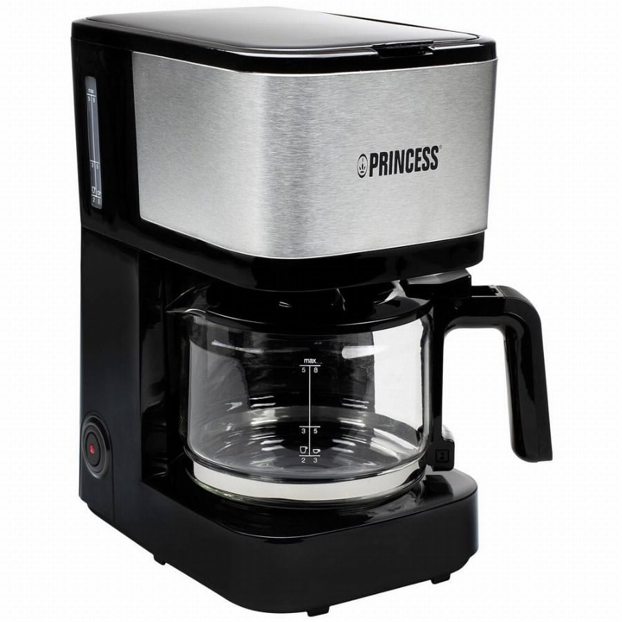Princess 246030 Koffiezetapparaat Zwart, Zilver Capaciteit koppen: 8