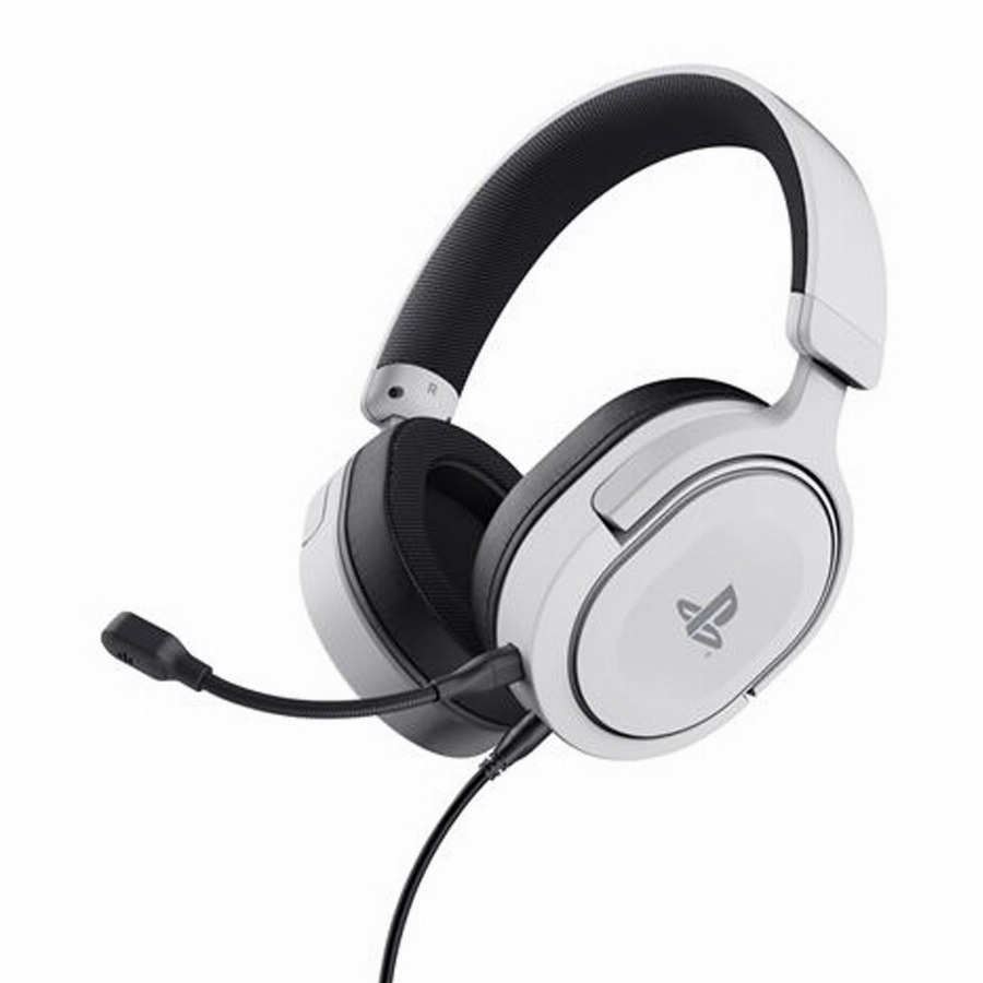 Trust GXT 498W Forta – Gaming Headset – Bedraad – Official Licensed voor PS5 – 50mm drivers – Over-ear – Wit