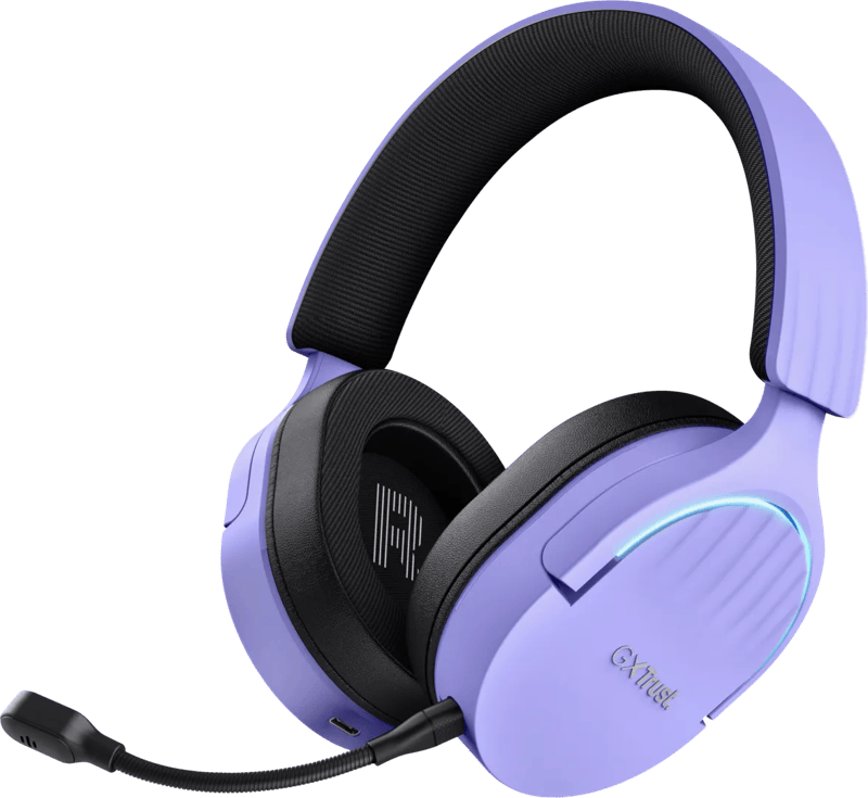 Trust Fayzo GXT491 Draadloze PC/PlayStation headset Paars