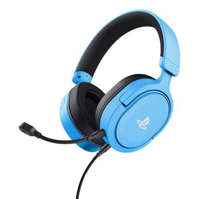 Trust GXT 498B Forta – Gaming Headset – Bedraad – Official Licensed voor PS5 – 50mm drivers – Over-ear – Blauw