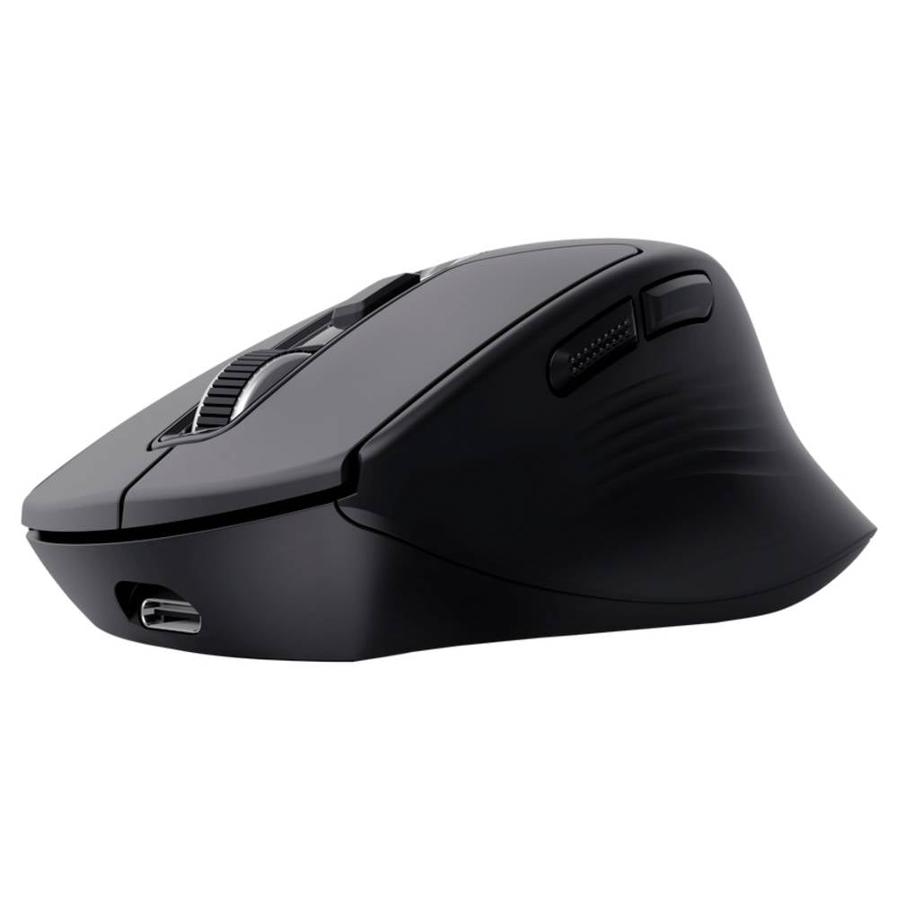 Trust Niven Muis Bluetooth, Draadloos Optisch Zwart 7 Toetsen 3200 dpi Geluidsarme toetsen