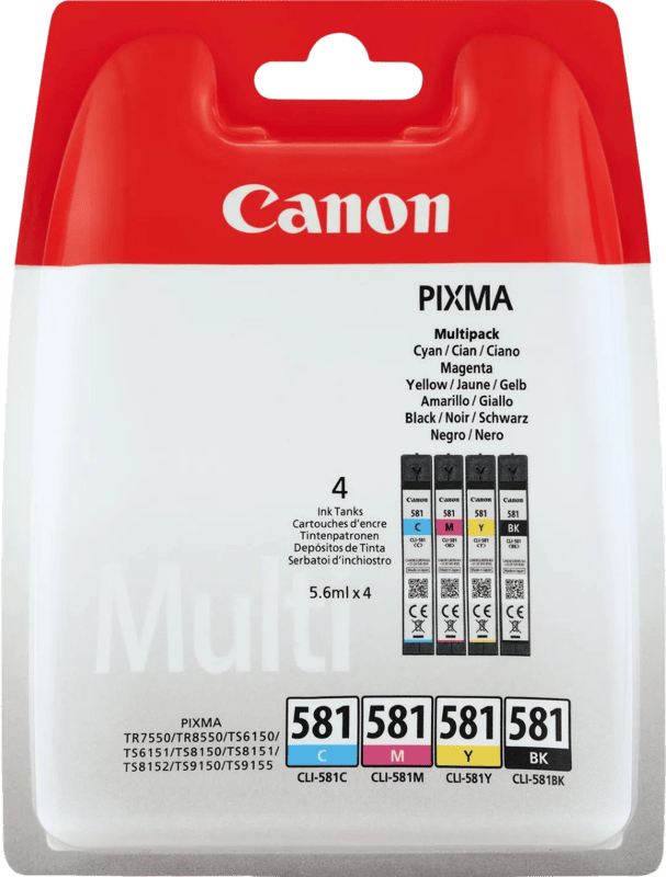Canon CLI-581 Cartridges Combo Pack