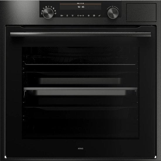 Atag Matrix CS66121D stoomoven 73 ltr met 6" LCD scherm A+ zwart