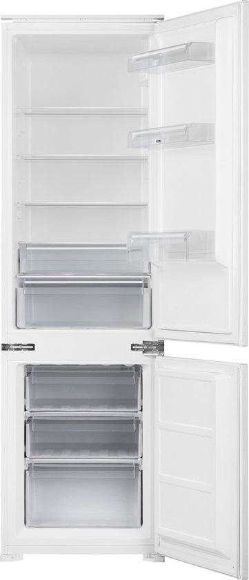 ETNA KCS5178 - Koel/vriescombinatie - Nis 178cm - Sleepdeur - LED verlichting - Inhoud koel / vriesgedeelte: 179/70 l - SuperCool -