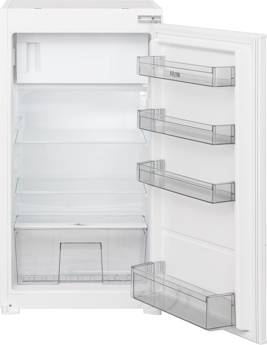ETNA KVS5102 - Inbouw sleepdeur koelkast met vriesvak - 102cm - Elektronische thermostaat - Luchtvochtigheidsregeling groenteladeFastFreeze