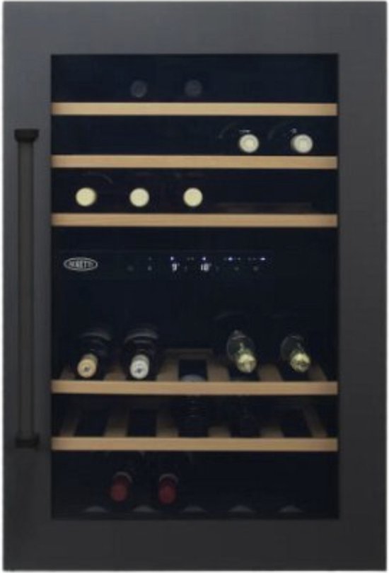 Boretti MLWC88AN Wijnklimaatkast inbouw 88cm, 2 zones, 35 flessen, AN