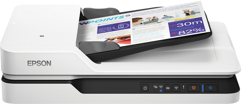 EPSON WorkForce DS-1660 W vlakbedscanner 1200 x 1200 DPI A4 zwart, wit