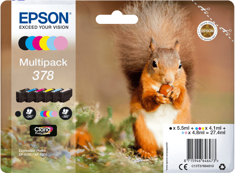 Epson 378 Cartridges Combo Pack