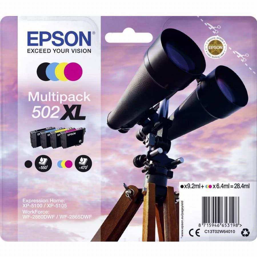 Epson 502XL Cartridges Combo Pack