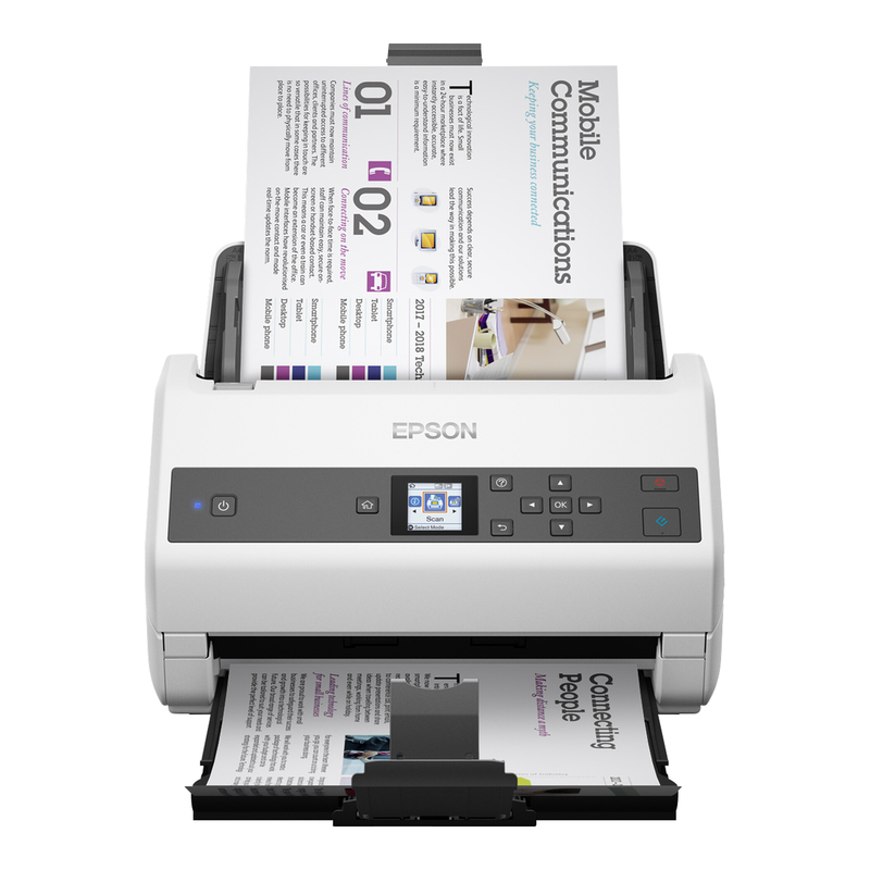 Epson WorkForce DS-970 scanner met velinvoer 600 x 600 dpi A4 grijs, wit