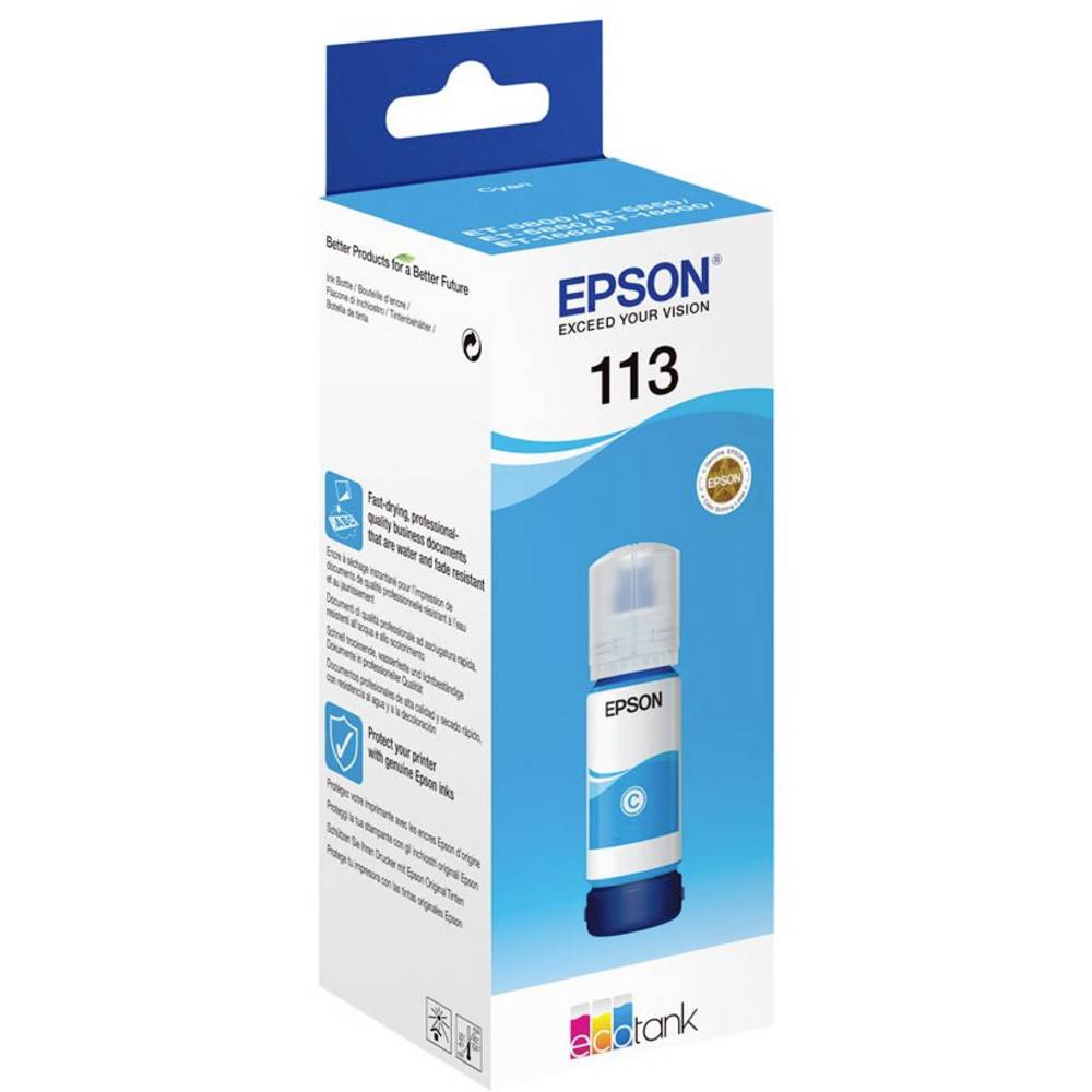 Epson 113 Inktflesje Cyaan