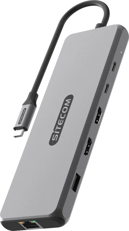 Sitecom 10 in 1 USB 4 Power Delivery Multiport Adapter 100W
