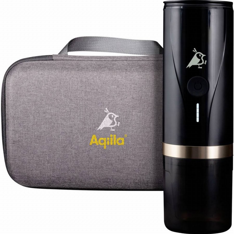 Aqiila Coffeebird Portable espresso machine Koffiezetapparaat Zwart Capaciteit koppen: 5 Portable