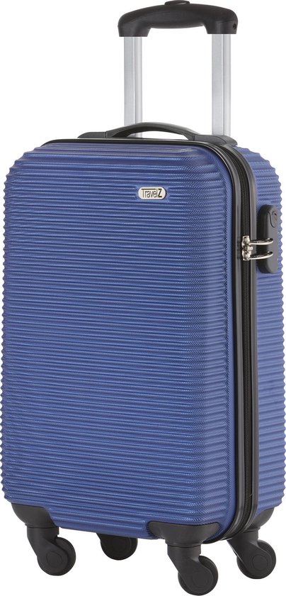TravelZ Horizon Handbagage koffer - 54cm Handbagage Trolley 35 Ltr - Blauw