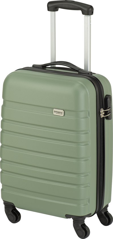 Princess Traveller Singapore - Handbagage Koffer - 55x35x20cm - Lichtgewicht Trolley - Sage