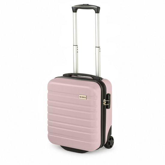 Princess Traveller Singapore - Underseater - Handbagage koffer - Licht roze - 40x30x20cm - 20 liter - Lichtgewicht reiskoffer