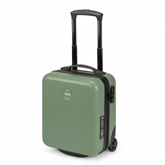 Princess Traveller PT-01 - Underseater - Handbagage koffer - 40x30x20 cm - Pure Sage - Lichtgewicht reiskoffer