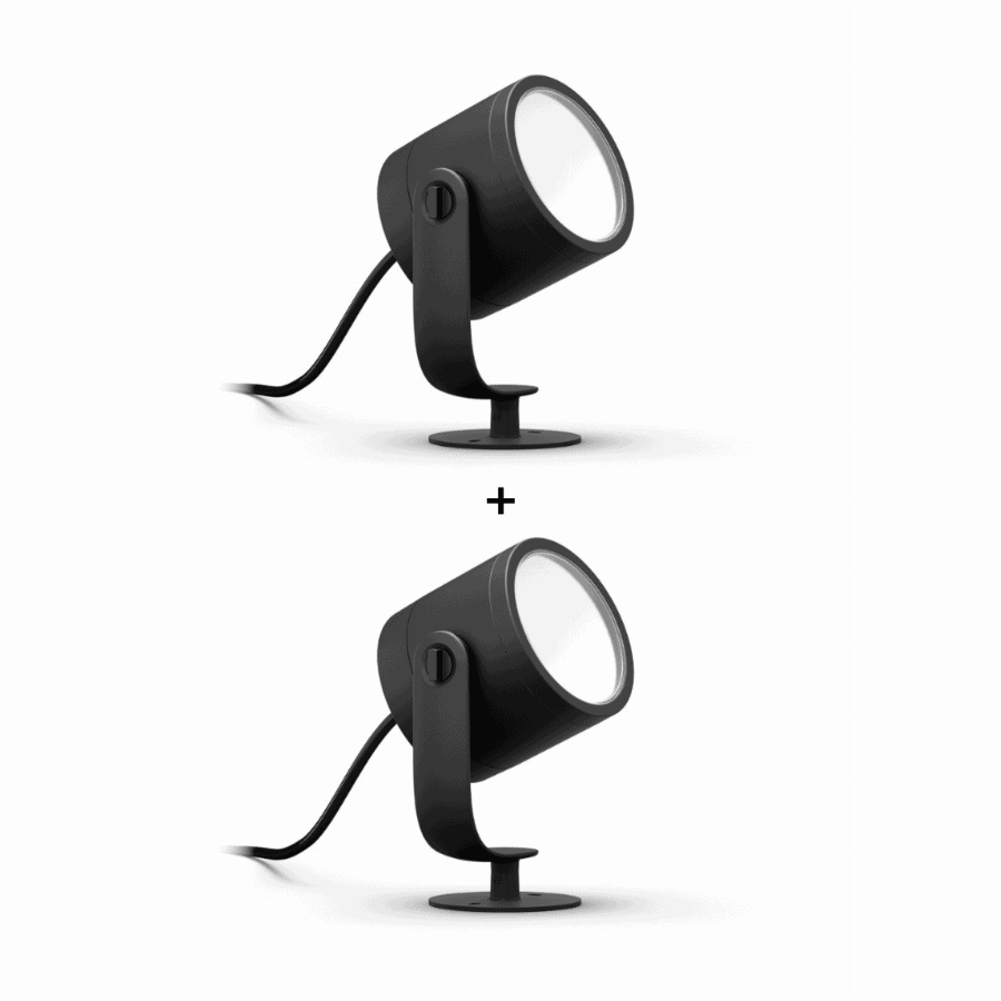 Philips Hue LED-tuinspot 1746230P7 Lily XL LED vast ingebouwd 15 W Warmwit, Koudwit, Daglichtwit