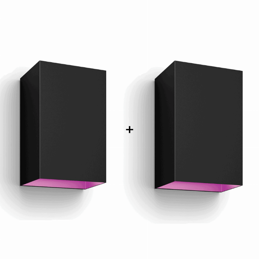 Philips Hue LED-wandlamp voor buiten 1746430P7 Resonate LED vast ingebouwd 8 W RGB, Warmwit, Koudwit, Daglichtwit