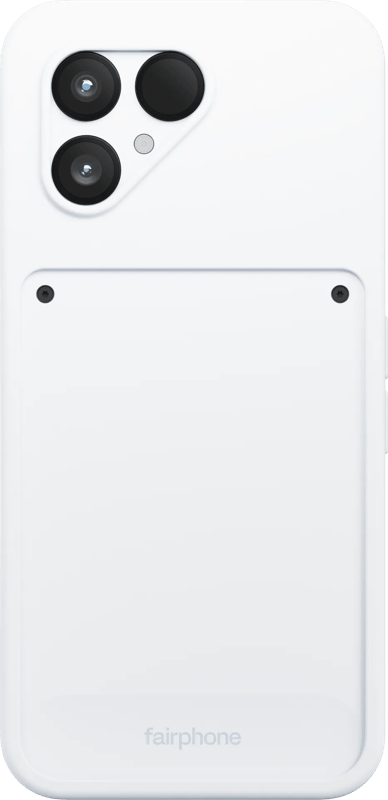 Fairphone 6 / 6+ Protective Back Cover Wit