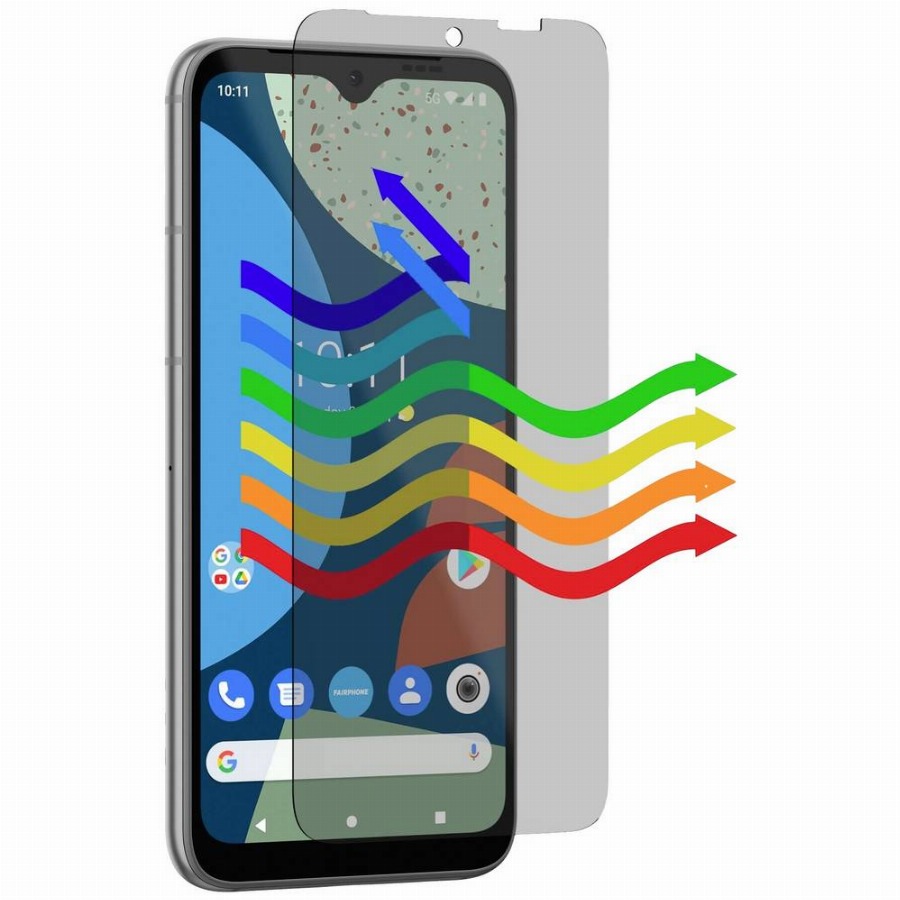 Fairphone 5 Screenprotector Blauw Licht Filter Glas
